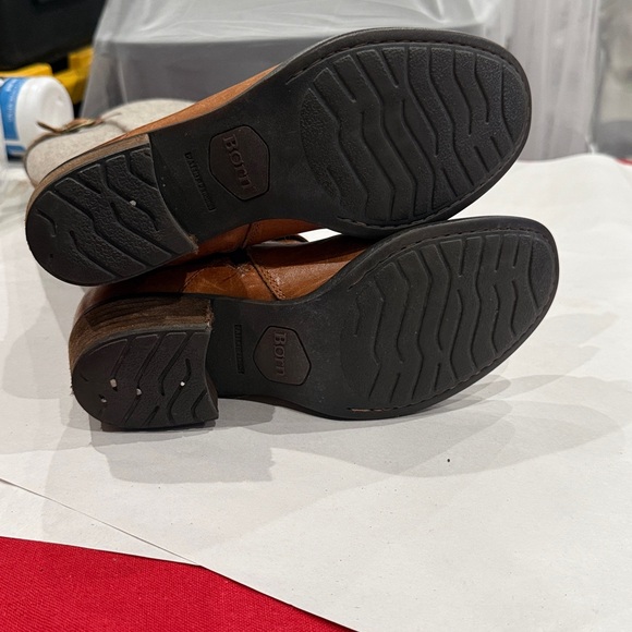 Born Brown and Gray knee high boots - Picture 5 of 5